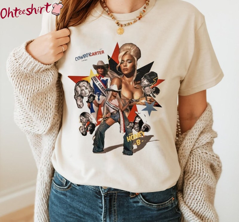 Sexy Cowboy Carter Shirt, Color Variety Beyonce Unisex T Shirt Unisex Hoodie