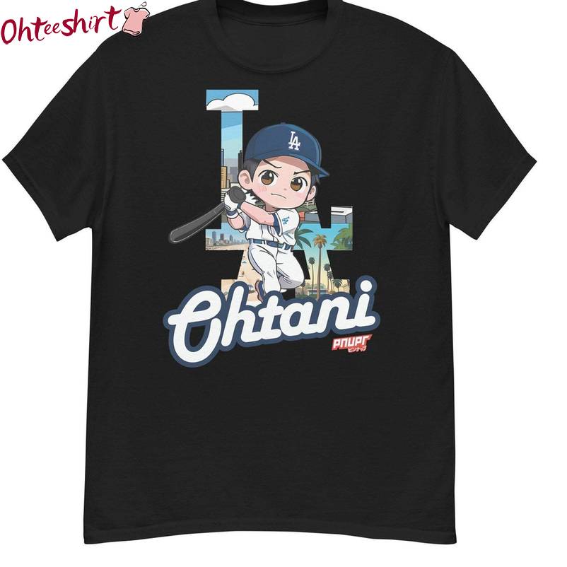 Chibi Shohei Othani Shirt, Shotime Funny Unisex T Shirt Crewneck Sweatshirt