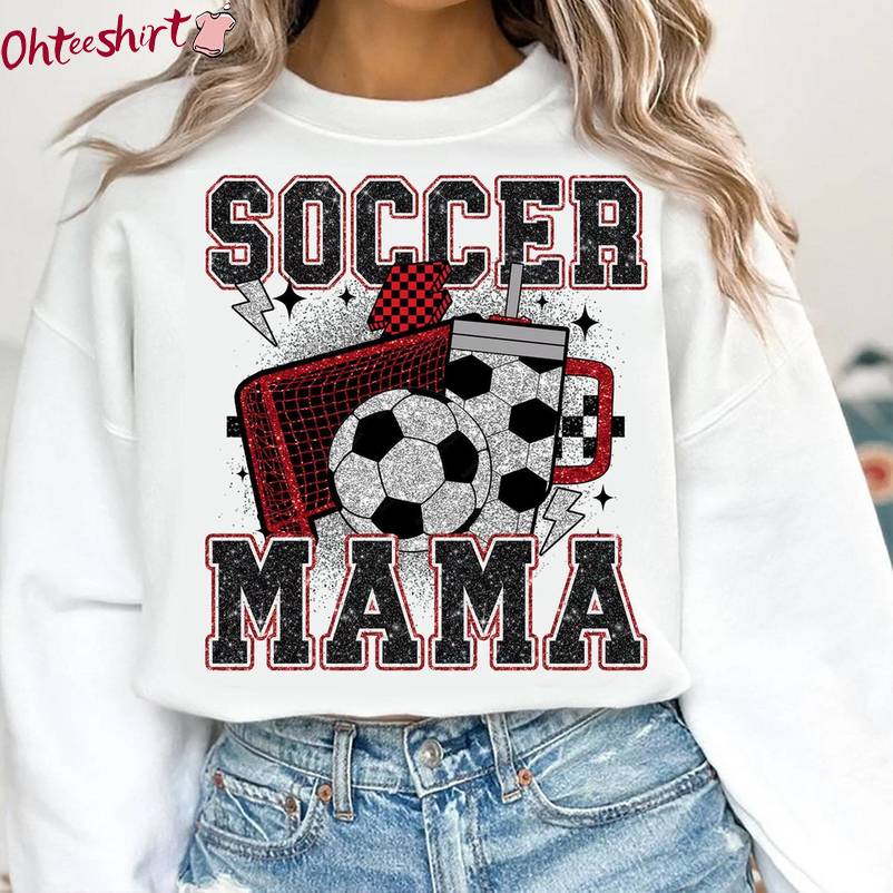 Neutral Soccer Mama Shirt. Design Digital Download Short Sleeve Long Sleeve
