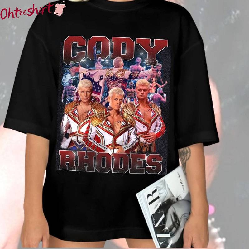 Limited Cody Rhodes Shirt, Vintage 90s Graphic Style American Tee Tops Hoodie