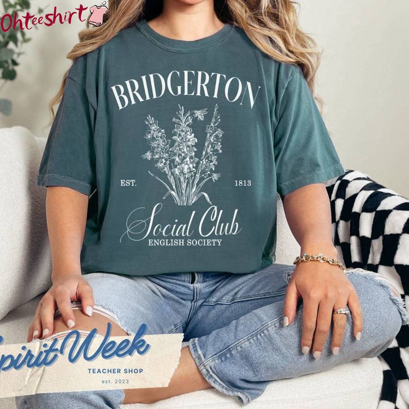 Colin Bridgerton Shirt,basic Bridgerton Social Club Short Sleeve Long Sleeve