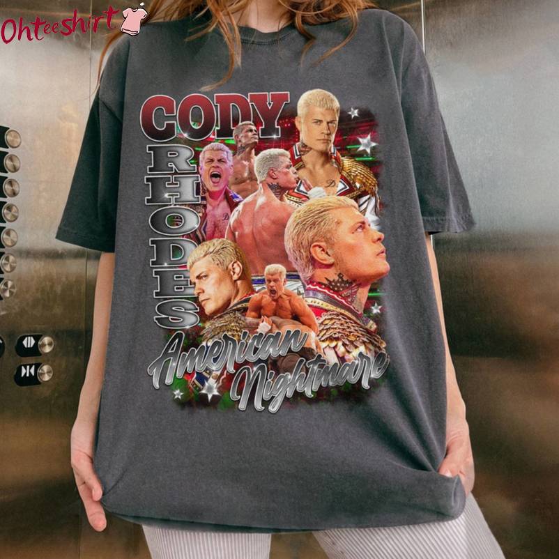 Vintage Cody Rhodes Shirt, American Professional Wrestler Tee Tops Hoodie