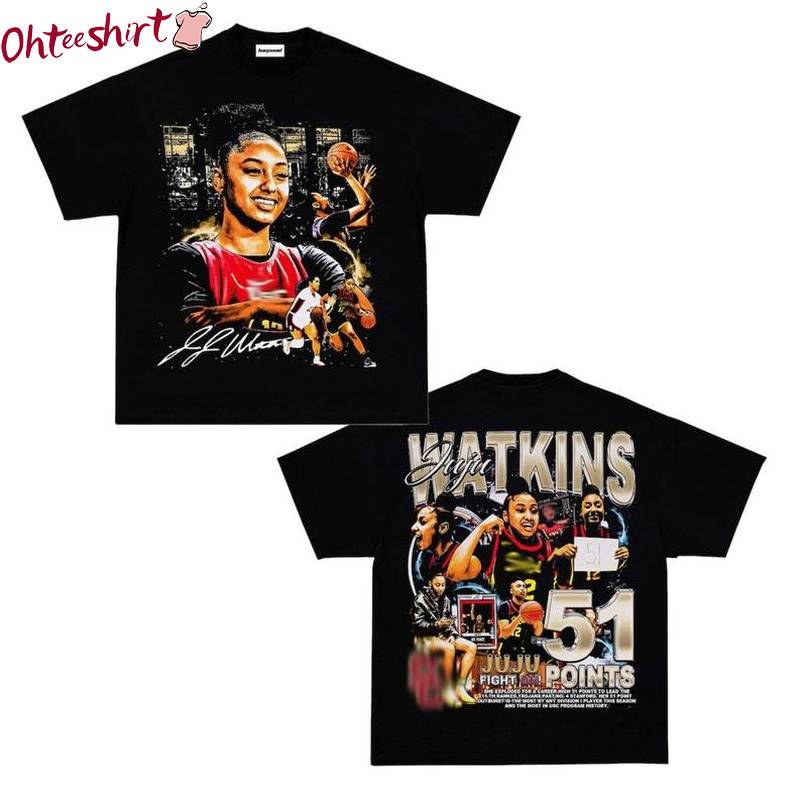 Juju Watkins Usc Basketball Shirt, Trojans March Madness Streetwear Crewneck Sweatshirt Long Sleeve