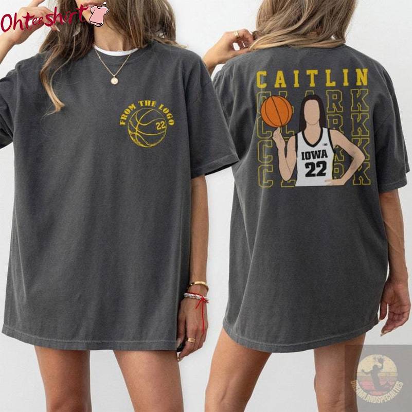 Caitlin Clark Basketball Shirt, Caitlin Clark Unisex Hoodie Crewneck Sweatshirt