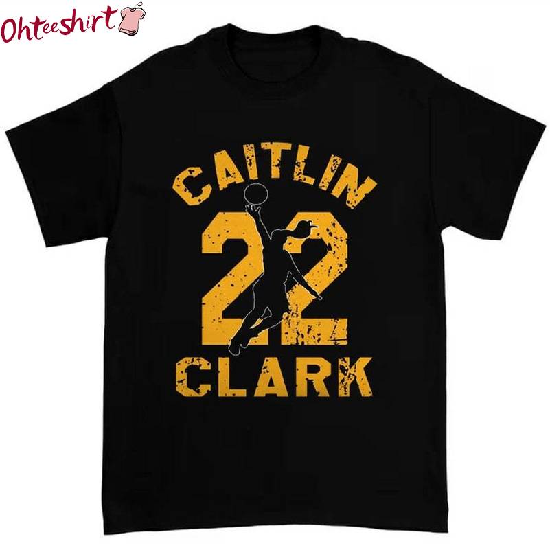 Vintage 22 Catlin Clark Shirt, Basketball Unisex Hoodie Crewneck Sweatshirt