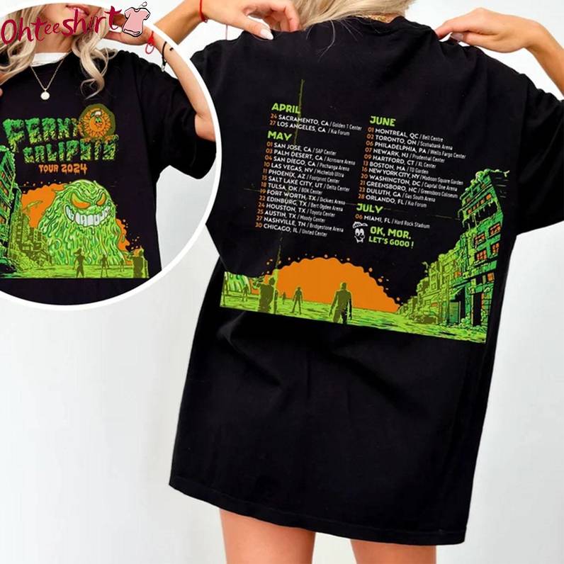 Ferxxocalipsis Tour 2024 Shirt, Ferxxo Album Music Sweater Tank Top