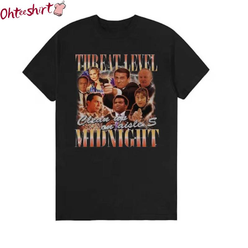Must Have Threat Level Midnight Shirt, Groovy Unisex T Shirt Unisex Hoodie Gift For Men
