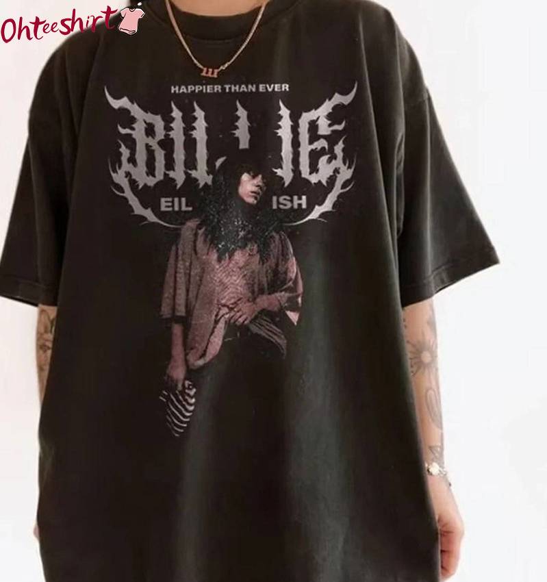 Must Have Billie Eilish Shirt, Unique The World Tour Billie Eilish Crewneck Sweater