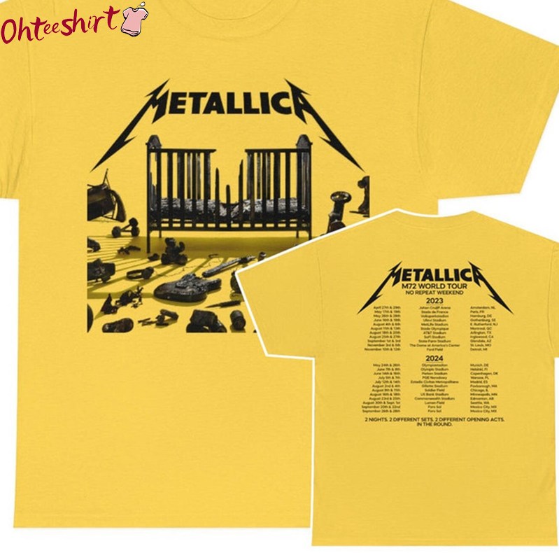 Metallica 72 Seasons Inspired Shirt, Metallica 72 Seasons Album Long Sleeve Tee Tops