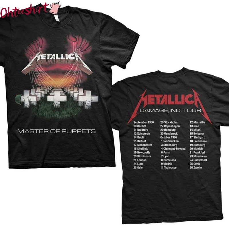 Trendy Metallica 72 Seasons Shirt, A Rock Off Officially Licensed Tee Tops Sweater