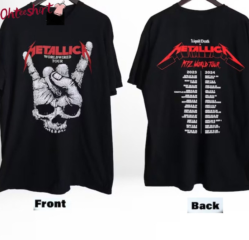 Vintage Tour Metallica 2024 T Shirt , New Rare Metallica 72 Seasons Shirt Unisex Hoodie