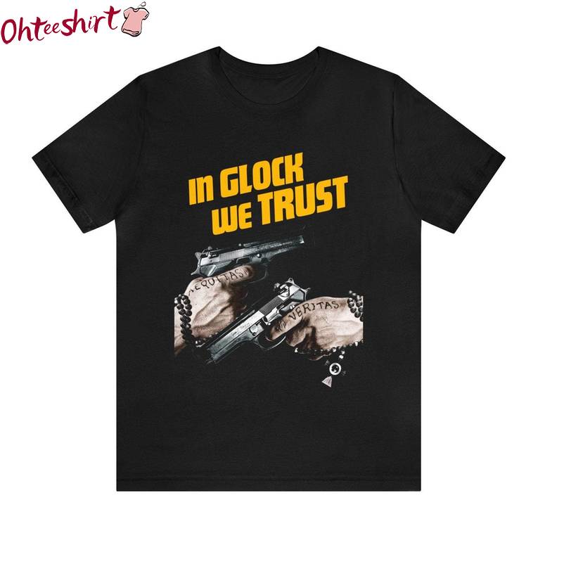 Groovy In Glock We Trust Shirt, Trendy Boondock Saints Tee Tops Sweater