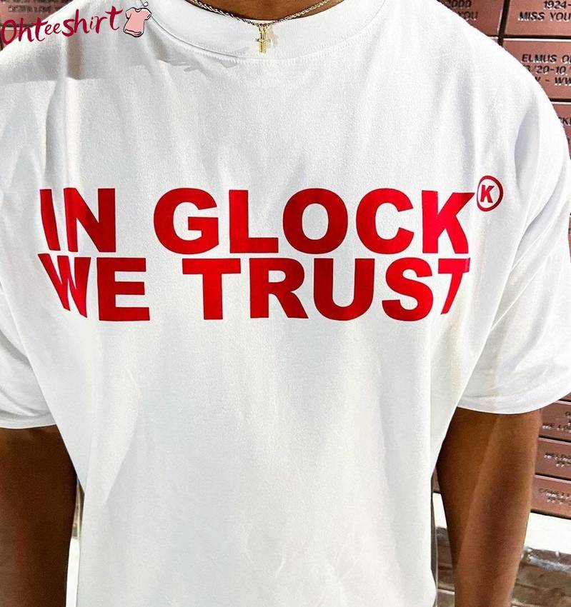 New Rare In Glock We Trust Shirt, Groovy Father's Day Long Sleeve Sweater