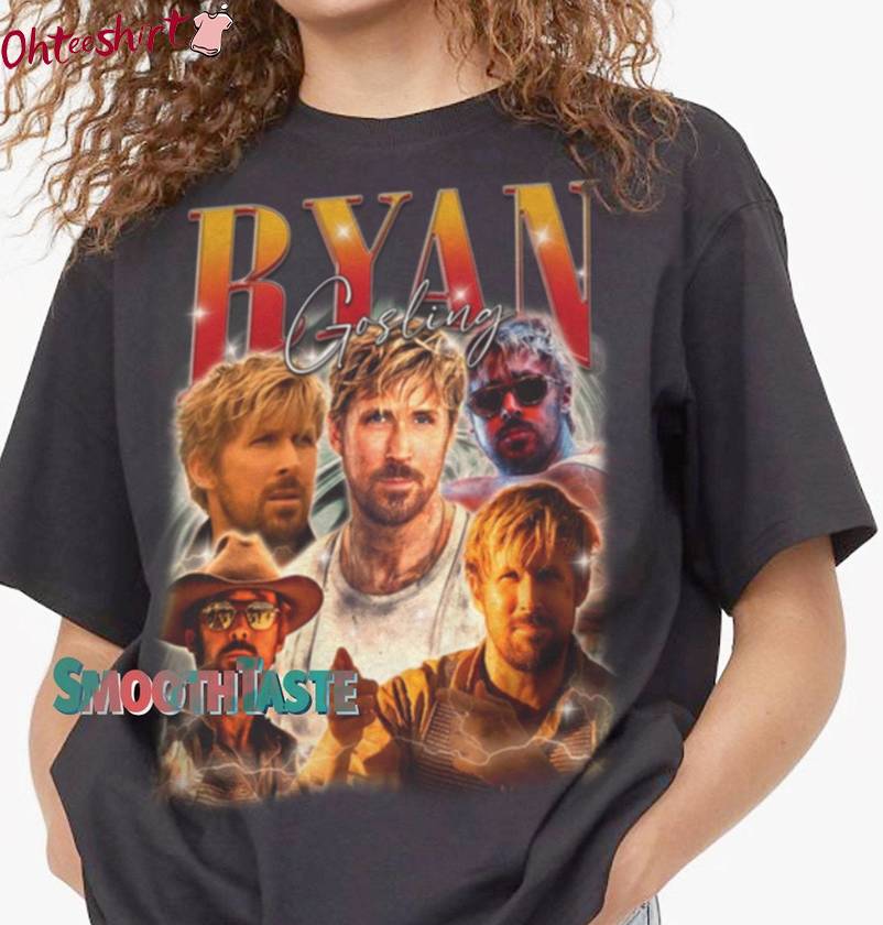 Trendy Ryan Gosling Shirt, Neutral Ryan Gosling Mutil Style Crewneck Tee Tops