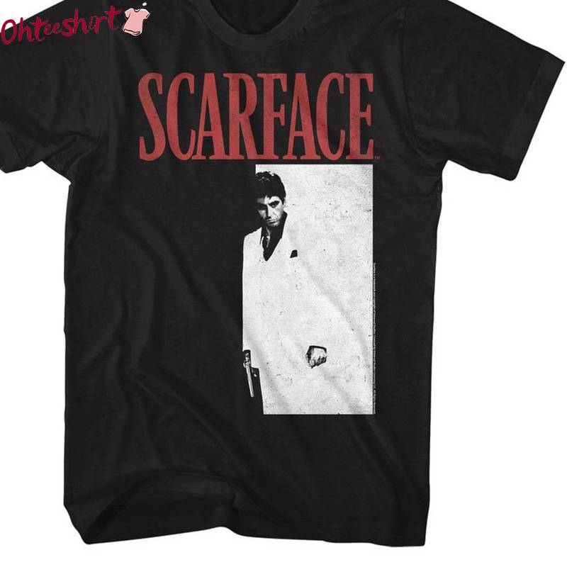 Trendy Scarface Movie Poster Sweatshirt , Awesome Scarface Shirt Unisex Hoodie