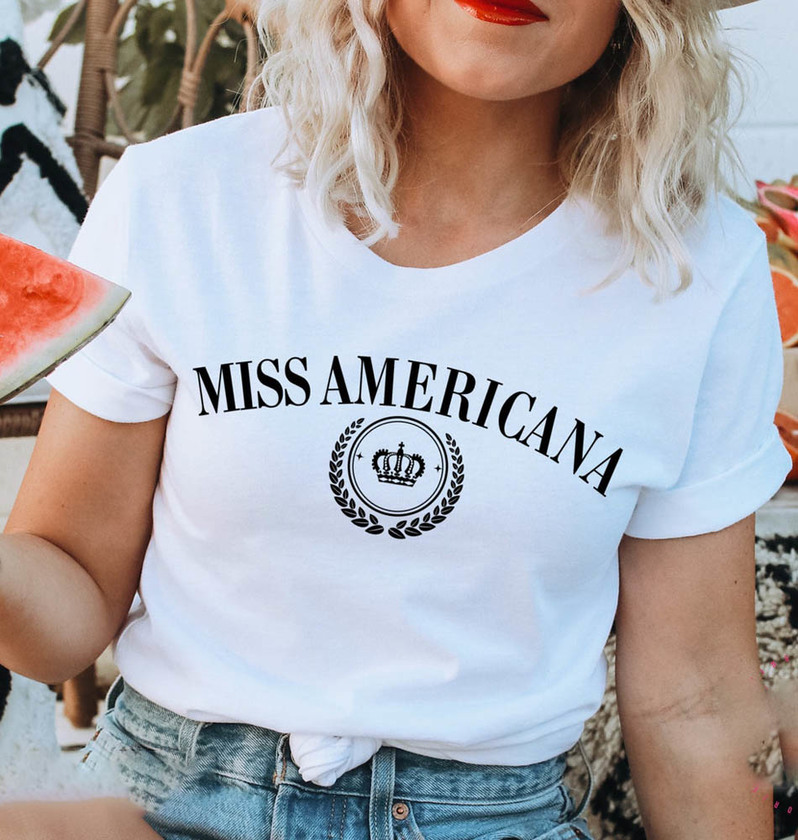 Miss Americana Shirt, Independence Day Unisex Hoodie Crewneck