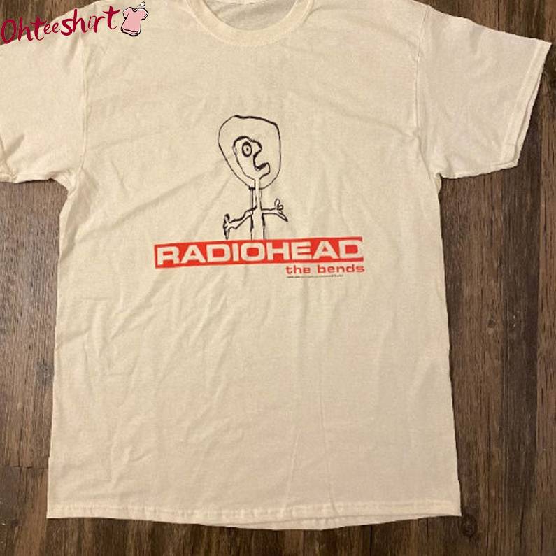 Limited Radiohead Shirt, New Rare Album Long Sleeve Tee Tops