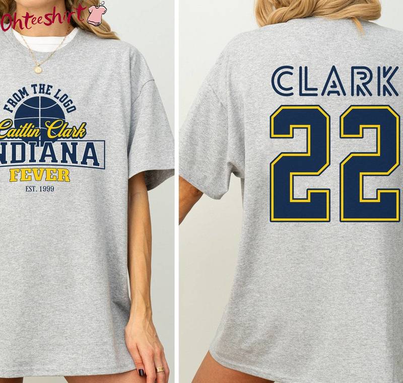 Caitlin Clark Inspired Shirt, Clark 22 Unique Crewneck Long Sleeve