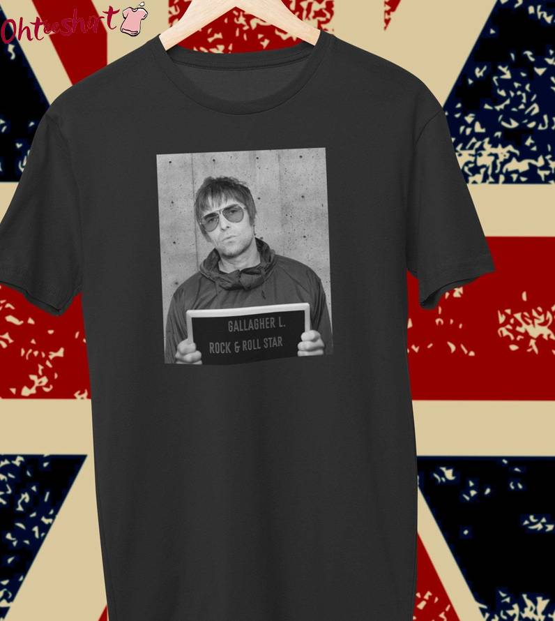 Liam Gallagher Comfort Shirt, Trendy Oasis Crewneck Long Sleeve