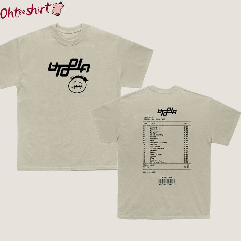 Trendy Utopia Album Sweatshirt , Creative Travis Scott Shirt Unisex Hoodie