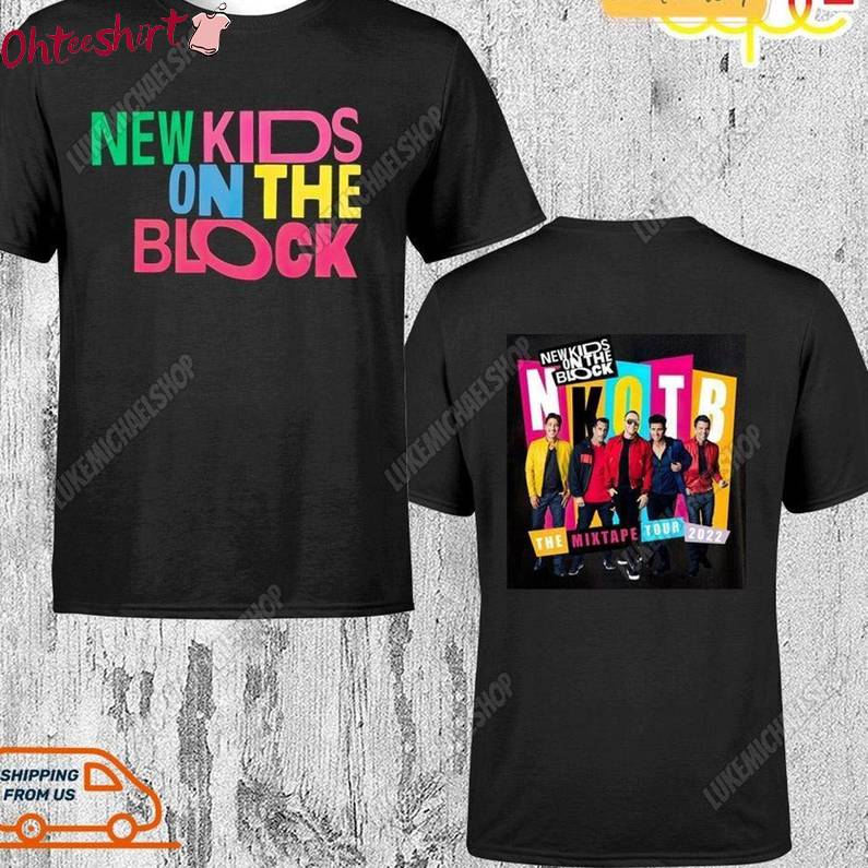 New Rare New Kids On The Block Shirt, Nkotb Band 2024 Inspired Crewneck Long Sleeve