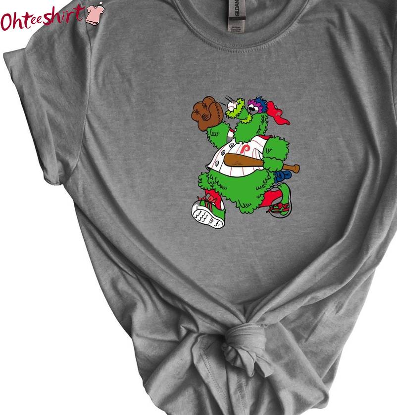 Awesome Baseball Sweatshirt , Creative Phillie Phanatic Shirt Long Sleeve