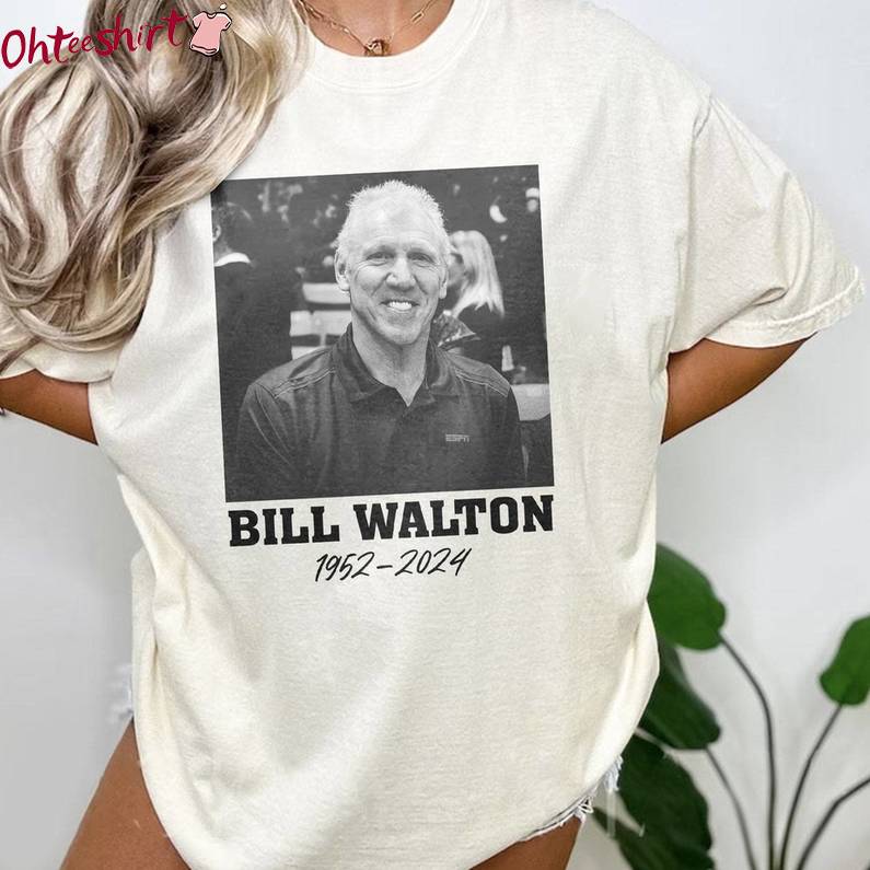 Cool Design Bill Walton Shirt, Rip Bill Walton Basketball Player Crewneck Long Sleeve