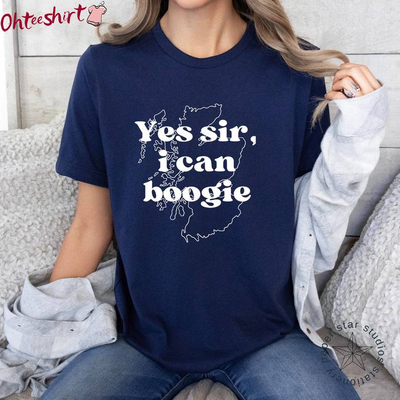 Unique Yes Sir I Can Boogie Shirt, Bull Minimalist Quote Unisex Hoodie Crewneck