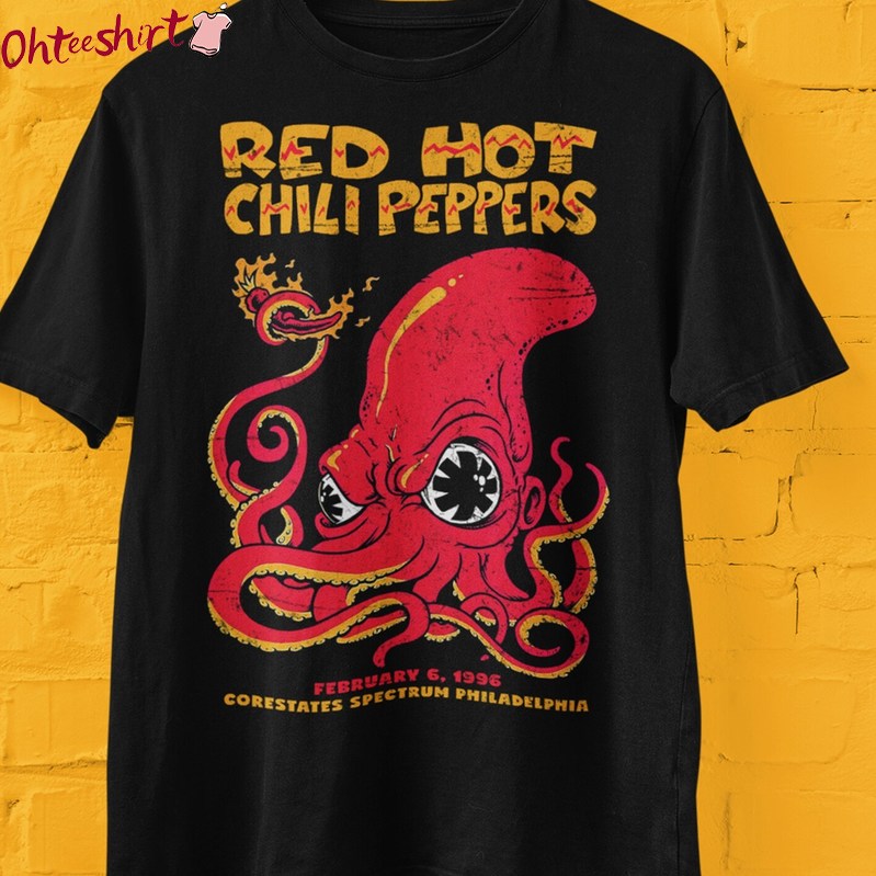 Comfort Red Hot Silly Peppers Shirt, Inspirational Concert Sweatshirt Crewneck