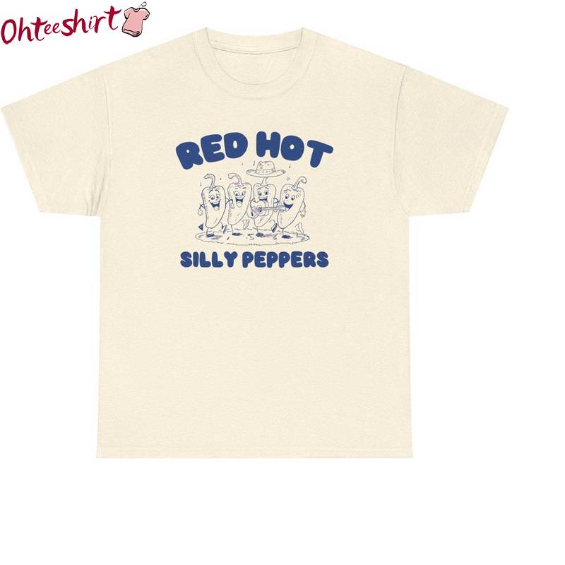 Chili Peppers Concert Short Sleeve , New Rare Red Hot Silly Peppers Shirt Tank Top