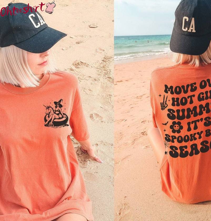 Creative Spooky Short Sleeve , Vintage Hot Ghoul Summer Shirt Tank Top