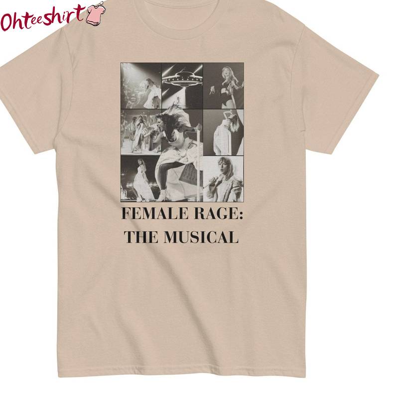 Feminine Rage Cool Design Shirt, Swiftie Inspirational Long Sleeve Tee Tops