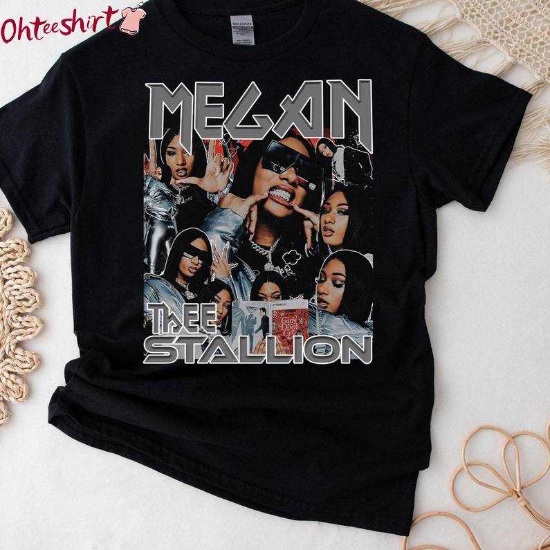 Megan Thee Stallion Cool Design Shirt, Groovy Rapper Megan Tee Tops Hoodie