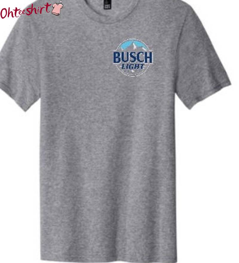 Red White And Busch Light Shirt, Groovy Bad Day To Be A Busch Light T Shirt Short Sleeve
