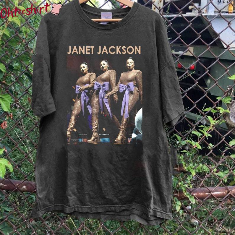 Jackson Jersey Unisex Hoodie, Cool Design Janet Jackson Tour Shirt Crewneck