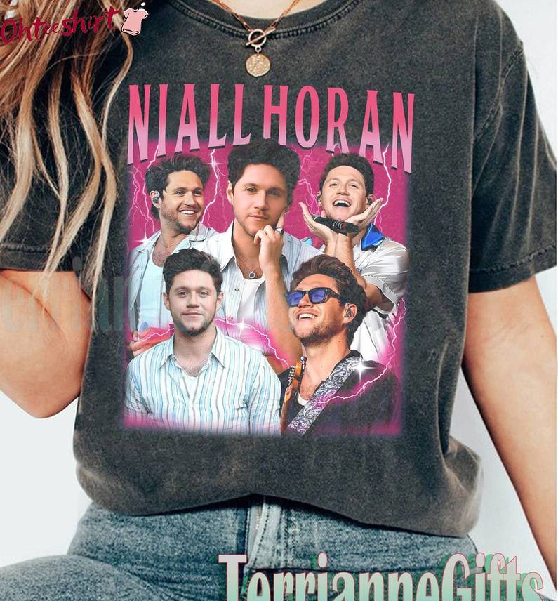 Cool Design Niall Horan Shirt, New Rare Niall Horan 2024 Tour Long Sleeve Tee Tops