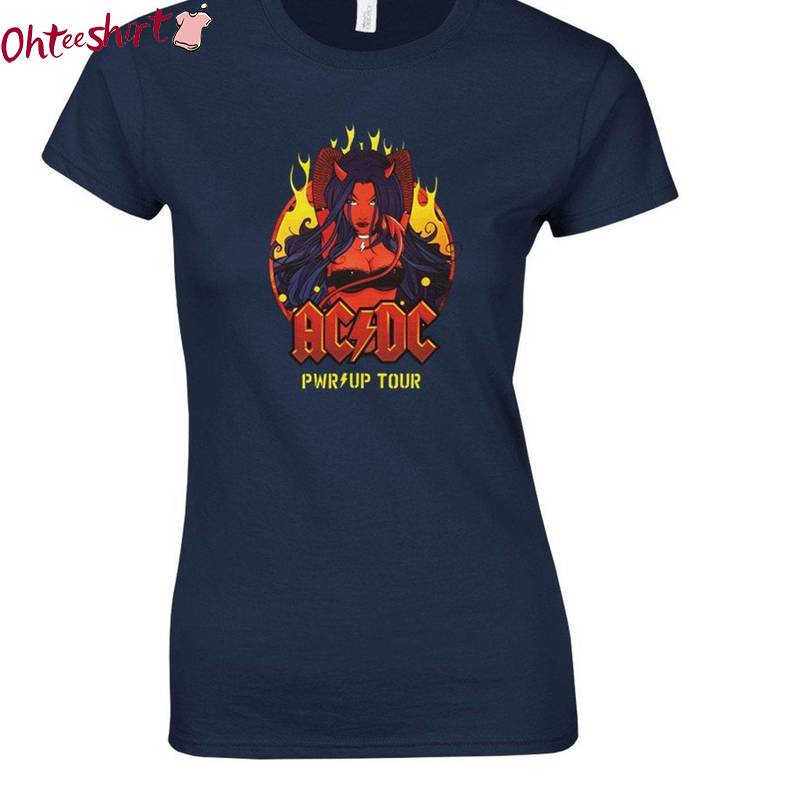 Acdc Band Inspirational Shirt, Up Pwr Up Tour 2024 Limited T Shirt Unisex Hoodie