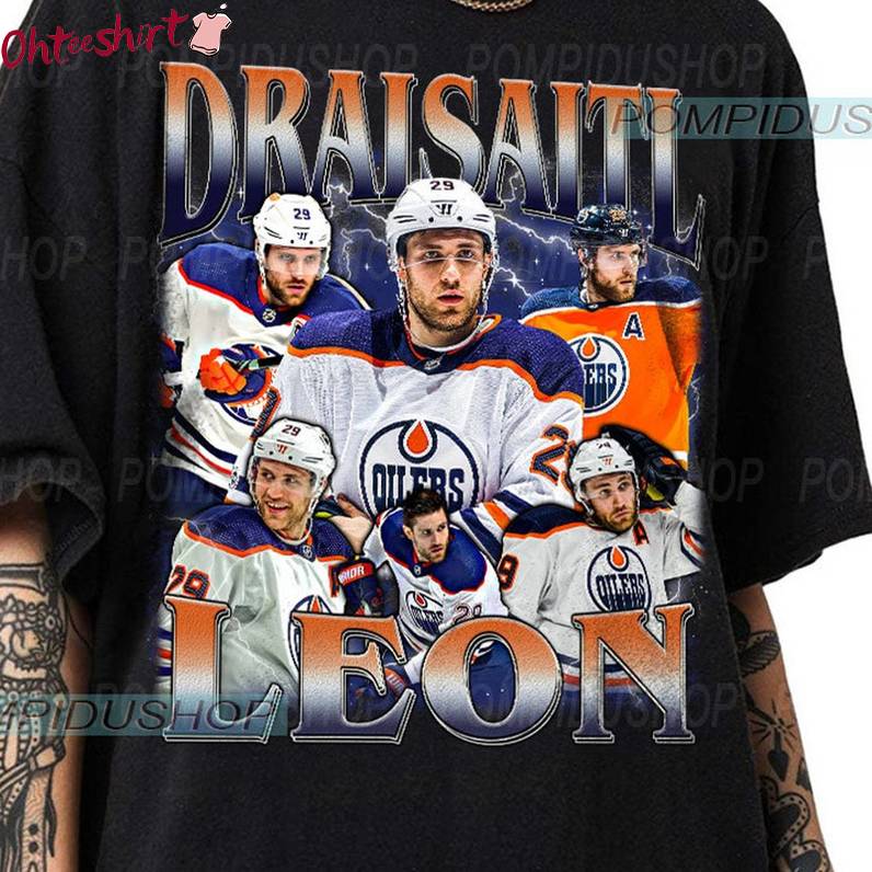 Creative Edmonton Hockey Unisex Hoodie, Comfort Leon Draisaitl Shirt Long Sleeve