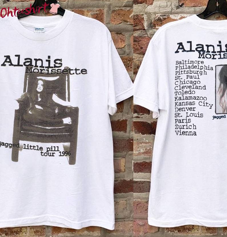 Limited Alanis Morissette Shirt, Alanis Morissette Tour 1996 T Shirt Long Sleeve