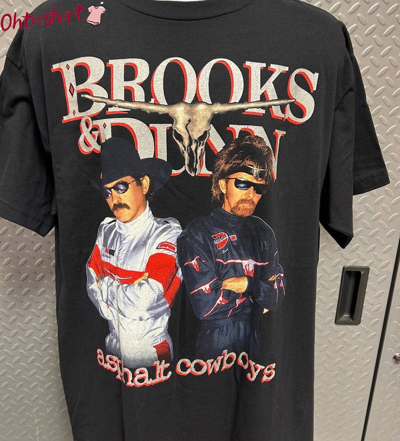 Must Have Brooks And Dunn Shirt, Comfort Racing Team Crewneck Long Sleeve