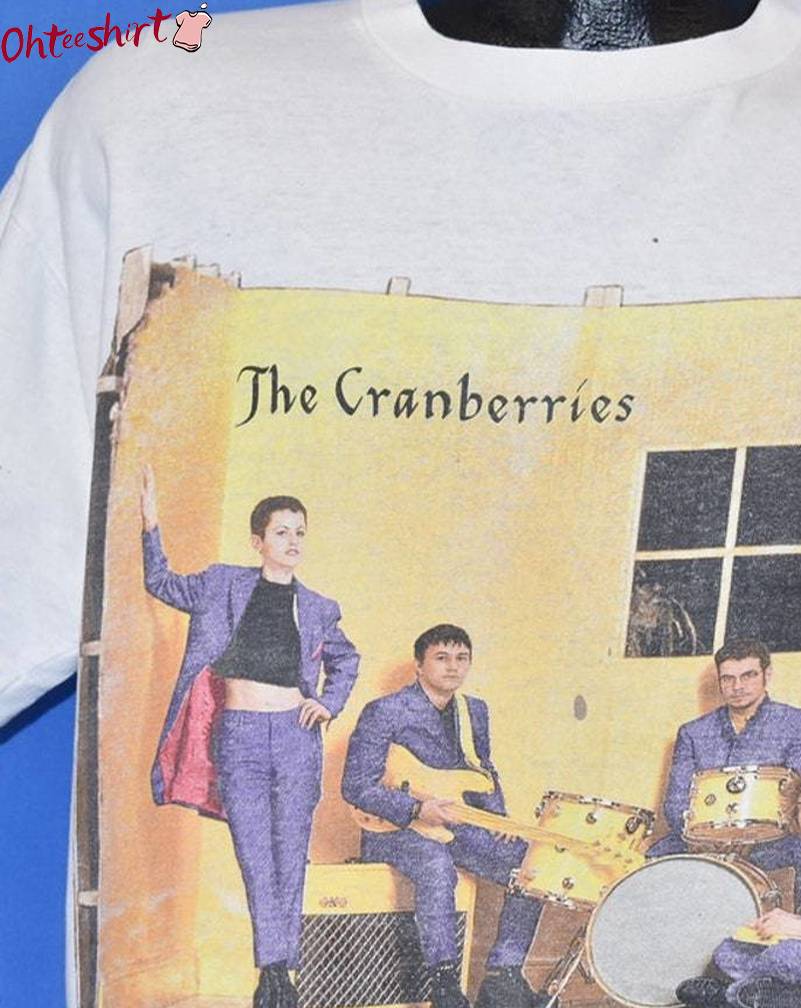 New Rare The Cranberries Shirt, To The Faithful Departed Rock Album Long Sleeve Tee Tops