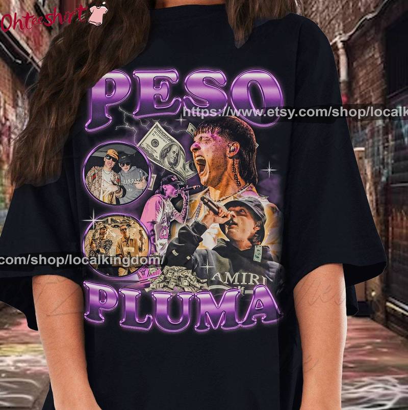 Comfort Peso Pluma Shirt, New Rare Unisex Hoodie Short Sleeve For Women And Man
