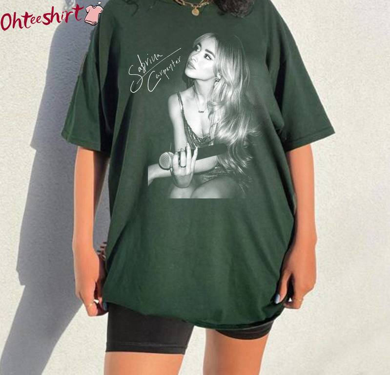New Rare Sabrina Carpenter Shirt, Sabrina Concert Groovy Short Sleeve Long Sleeve