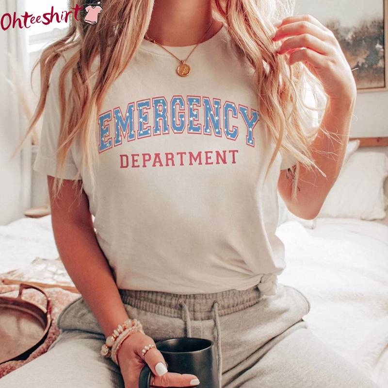 Varsity Er Nurse Long Sleeve , Must Have Emergency Department 4th Of July Shirt Tank Top