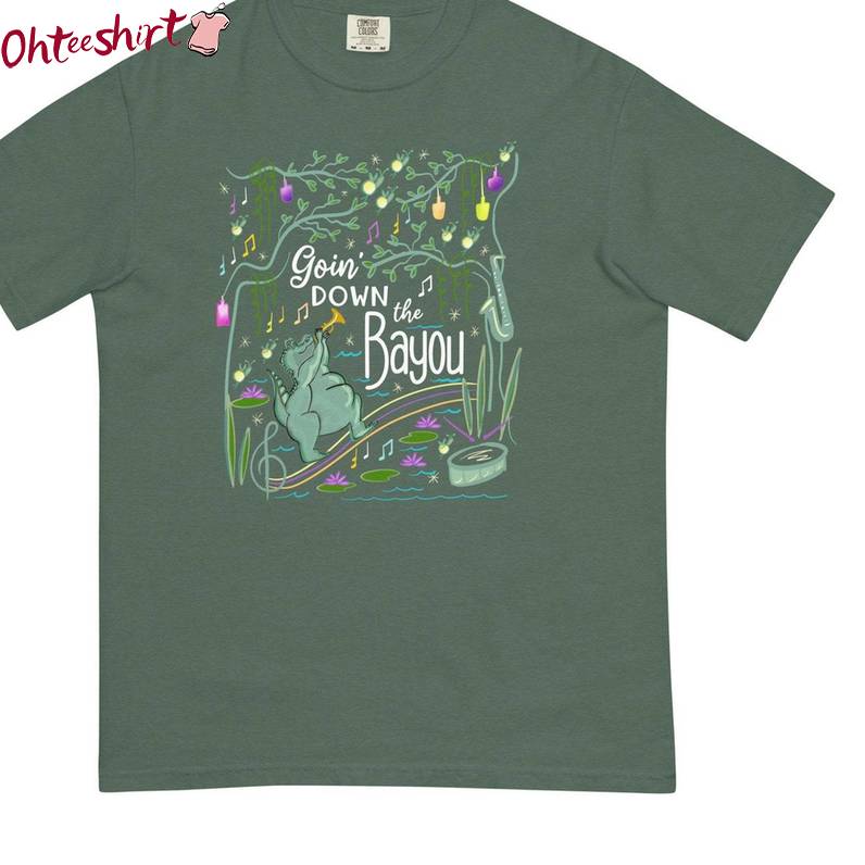 Bayou Adventure Comfort Colors T Shirt, Creative Disney Unisex Hoodie Short Sleeve