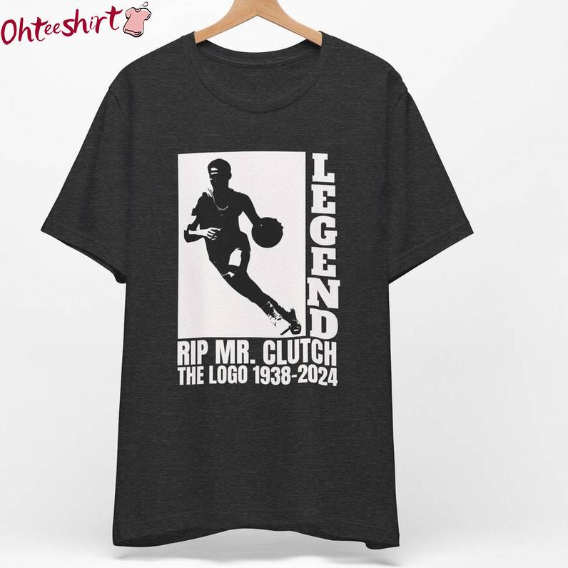 In Memory Of Jerry West Legend Basketball Player T Shirt, Modern Jerry West Shirt Sweater