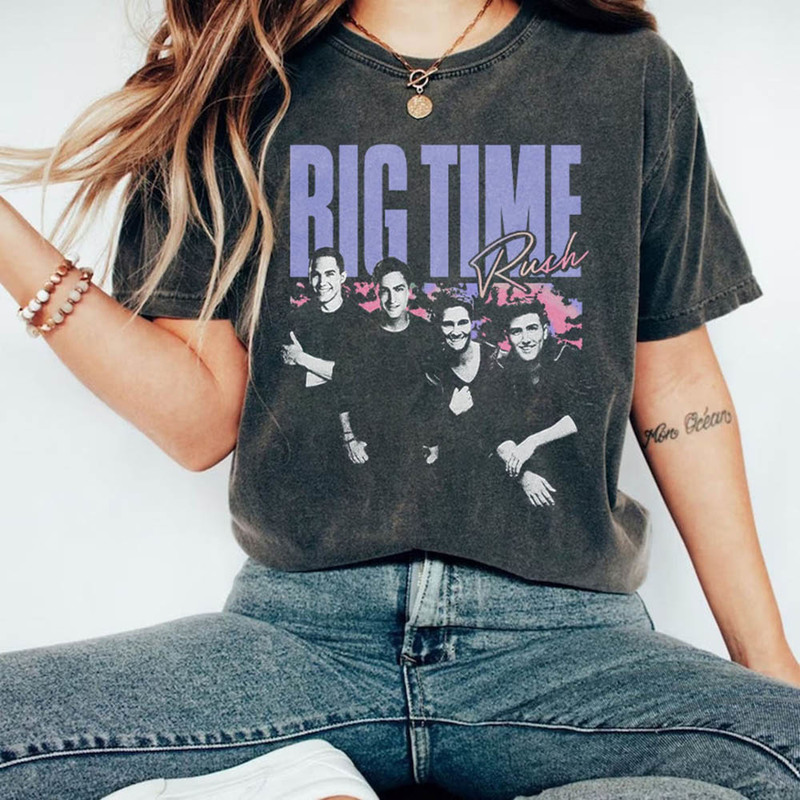 Big Time Rush Band Trendy Shirt, Vintage Music Sweatshirt Crewneck
