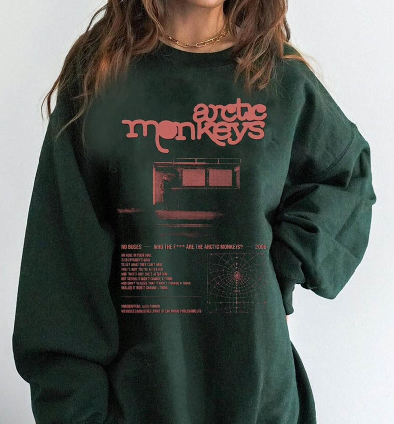 Arctic Monkeys Am Album Retro Shirt, Music Band Unisex Hoodie Short Sleeve