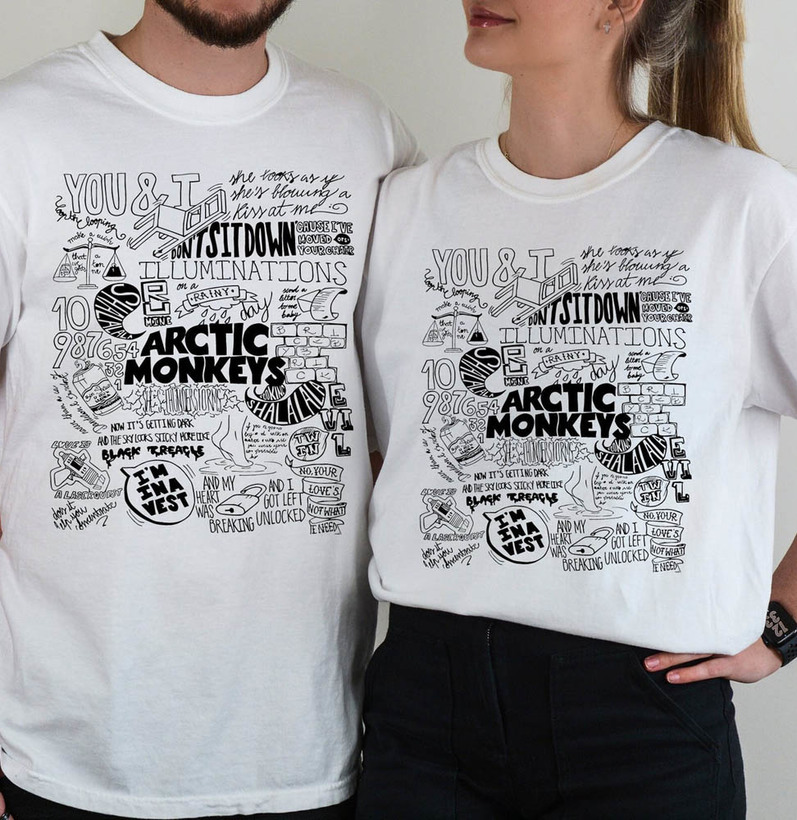 Vintage Arctic Monkeys Shirt, Arctic Monkeys Lyric Sweatshirt Unisex Hoodie