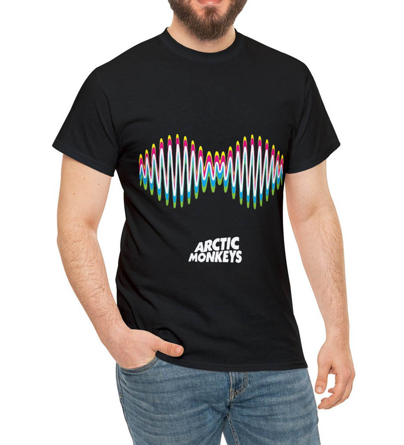 Arctic Monkeys Inspired Shirt, Amplify Your Rock Stylearctics Monkeys Short Sleeve Crewneck